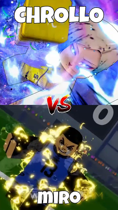 MIRO VS CHROLLO Every Update In Roblox Blue Lock Rivals  #roblox #bluelockrivals #shorts #anime