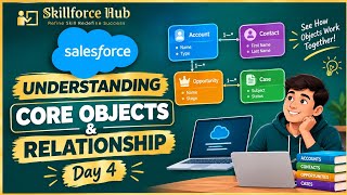 Salesforce Day 4 | Understanding Core Objects & Relationships | Salesforce Admin Tutorial