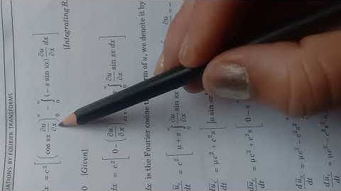 1st lecture on Solution of Differential Equations By Fourier Transforms chapter 10 B.A/ B.Ac 4 thsem