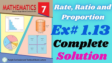 Exercise 1.13 solution class 7 new math syllabus || Rate, Ratio || Class 7 new mathematics book 2023