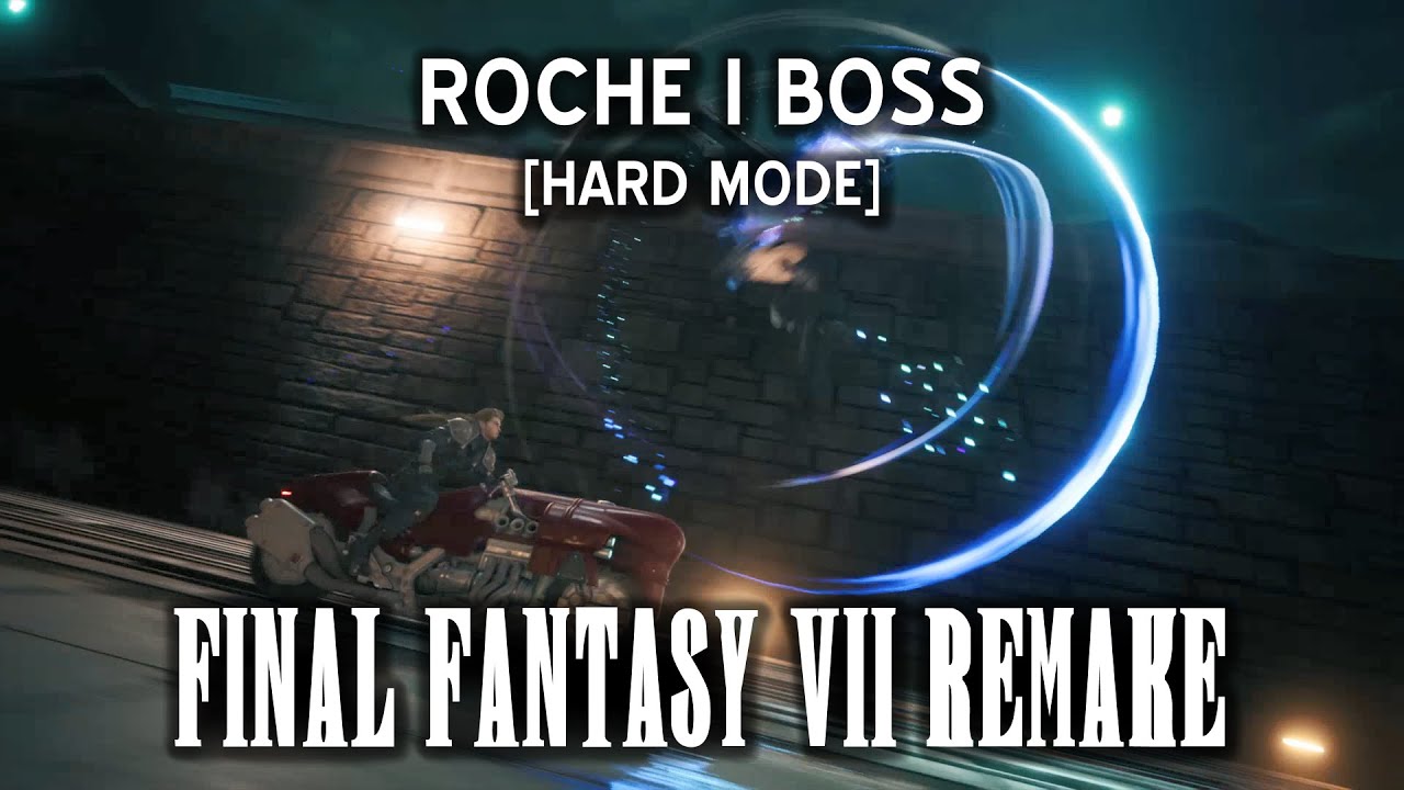 Final Fantasy VII Remake | Roche I Boss Battle [Hard Mode] (PS4) - YouTube