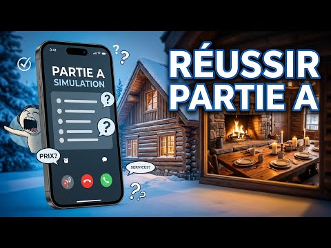 Maîtrisez le TEF B2, simulation réelle appel téléphonique chalet