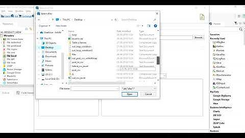 Talend --- Extract Excel XLSX File to Text File Using Talend