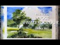PAINT A LOOSE WATERCOLOR SUMMER TREES! Beginners WATERCOLOUR Landscape Painting Techniques DEMO