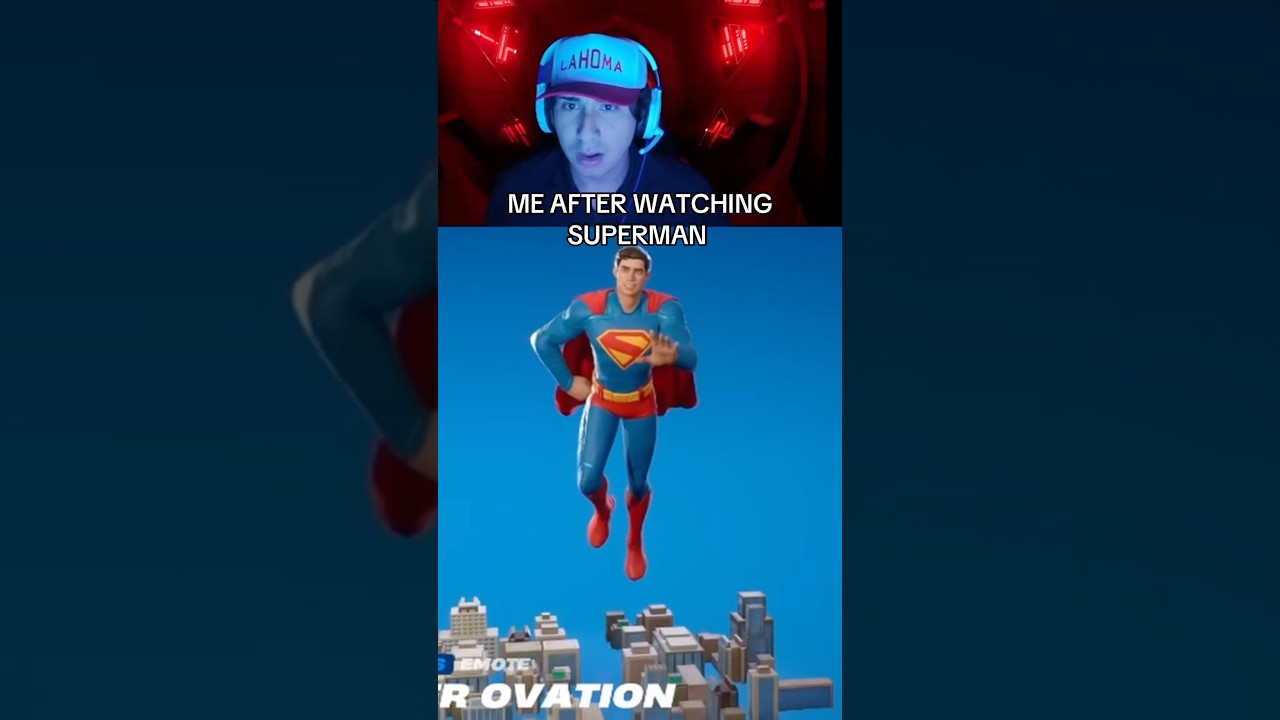 ME AFTER SUPERMAN #superman #gaming #fortnite #movie #dc #dccomics #dcuniverse #shorts