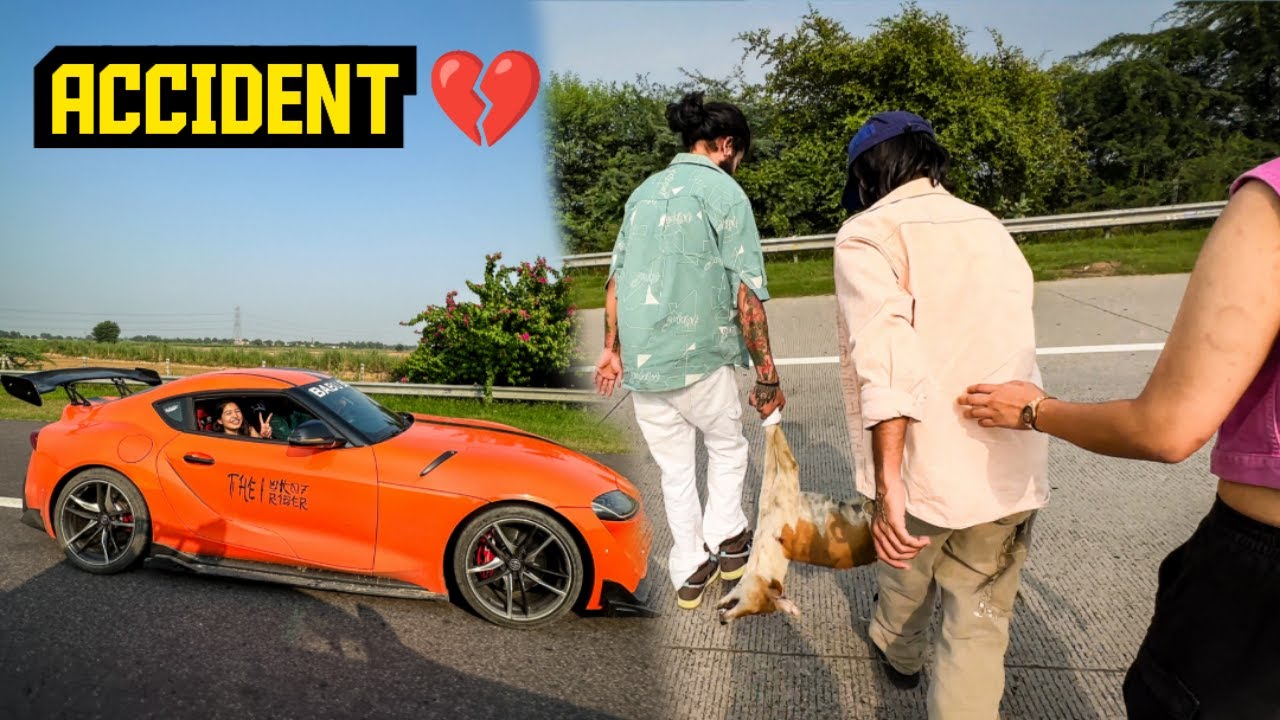 OMG Ye Kya Hua Apni Supercar Supra Mk5 Ke Sath Highway Pr 😭 Accident