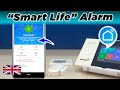 WiFi + GSM alarm for home without connection fees with APP Smart Life easy to configure.Screen color