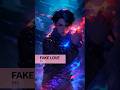 BTS 'FAKE LOVE' ai anime #shorts