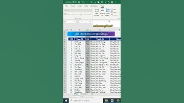 Cố định nhanh hàng và cột#exceltips #shortlearning #excel #freezepanes