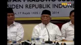 PKSTV - Taujih Ust. Hilmi Aminuddin di depan Prabowo
