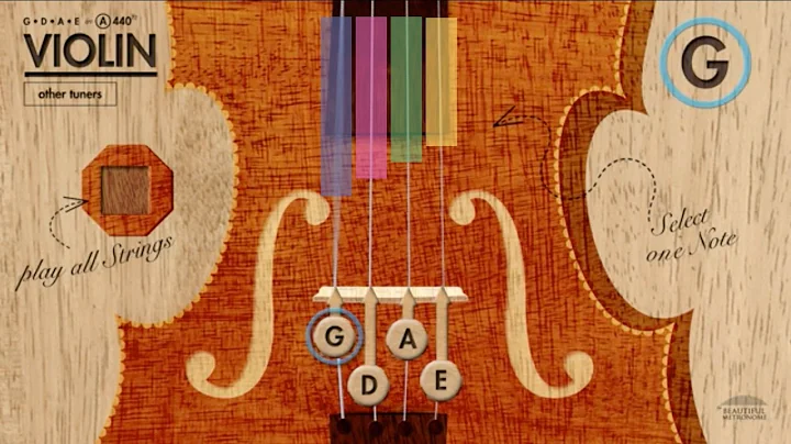 Violin Tuner (GDAE) in A 440Hz