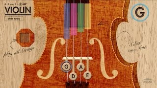 Violin Tuner (GDAE) in A 440Hz [ INTERACTIVE ]