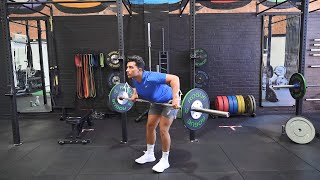 Wide Grip Barbell Row | Upper Back | Strength and Conditioning Exercises screenshot 4