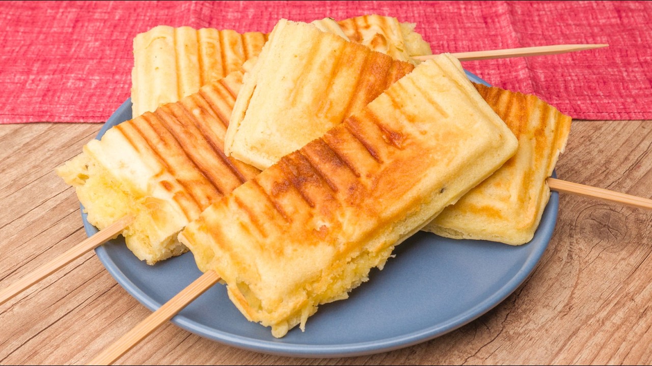 CREPE NO PALITO FEITO NA SANDUICHEIRA | Cook'n Enjoy 1604