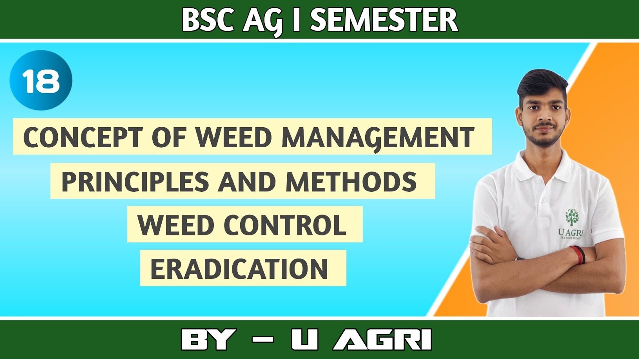 Weed management principles of weed control weed eradication video uagri bscag YouTube