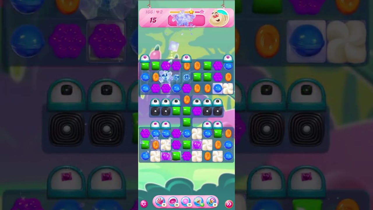 Candy Crush Saga Level 166 (2025)