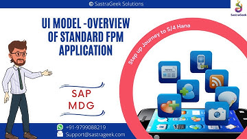 UI Model -Overview of standard FPM Applications || SAP MDG