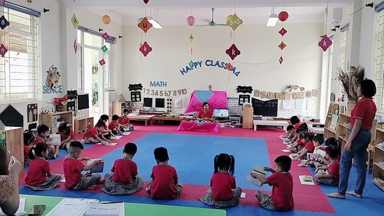 Thi giáo viên dạy giỏi LQVT: sắp xếp theo quy tắc 1-1-1 - youtube