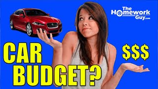 Car Buying BUDGET RULE: How much Car can I Afford? (The Homework Guy) Kevin Hunter