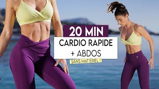 20MIN CARDIO BRÛLE GRAISSES + VENTRE PLAT & DÉSSINÉ ! Sans matériel, rapide, intense - Sissy MUA