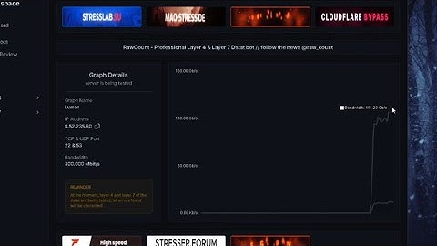 Supreme vs Dstat | 100gb/s | powerfull botnet stresser #ipstress #ddos 