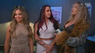 Nikkita Lyons, Lola Vice & Ava Backstage Nxt October 8 2024
