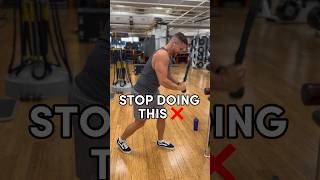 ❌ STOP DOING TRICEP ROPE PUSHDOWNS LIKE THIS #shorts