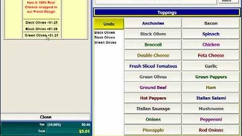 Supermenu - Order Entry Carry Out