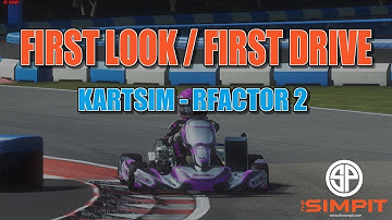 KartSim for RFactor 2 - First Look/First Drive - Direct Drive Wheel and Hydro Pedals
