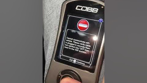 Issue with accessport cable