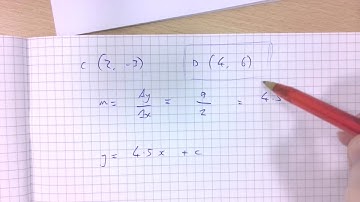 LE Finding Perpendicular Line Equations (IGCSE Maths) - May 2020