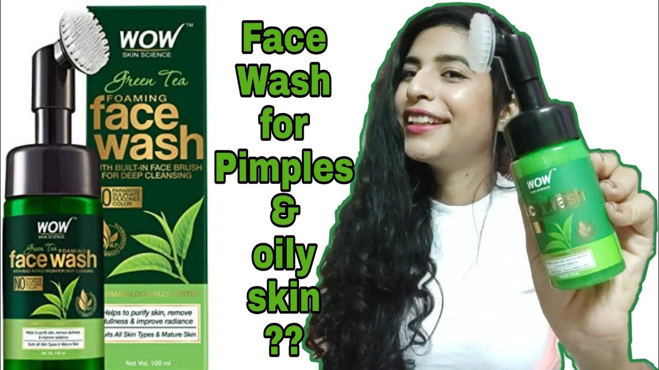 Wow Green Tea Foaming Facewash Review | Wow Face Wash Review | keebisha
