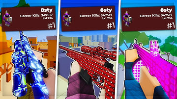 Winning with EVERY GUN SKIN in Roblox Arsenal