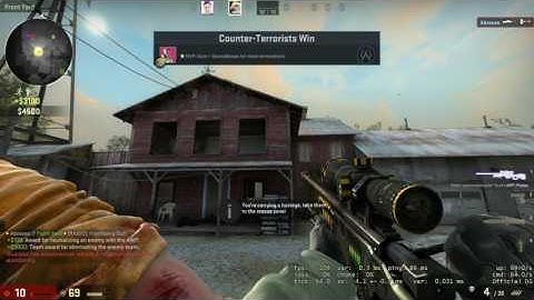 My impossible backflip shot with AWP [CS:GO]