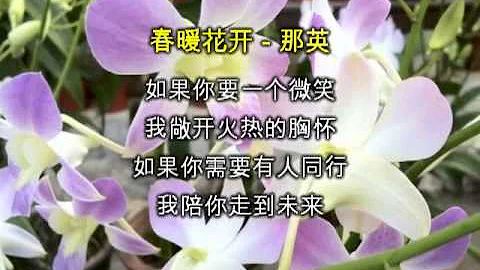春暖花开 - 那英 - 天天要闻