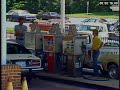 Waiting in line to fill up the car in 1979