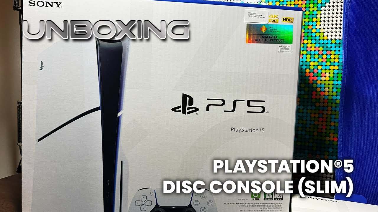 playstation 5 slim disc unboxing
