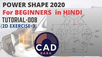 Powershape Basics | 2D Drawing Practice-C
