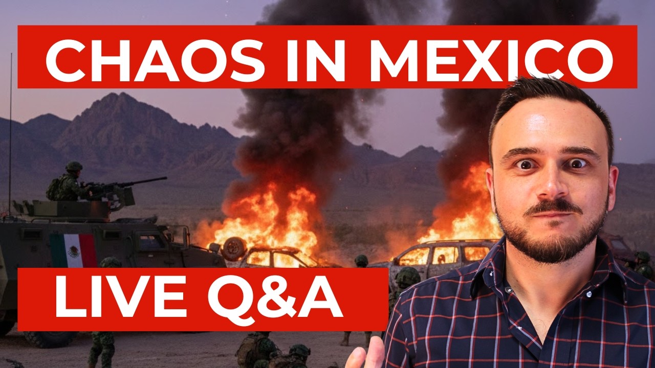 Is Mexico still safe after the attacks in Jalisco? Livestream with expats near Guadalajara