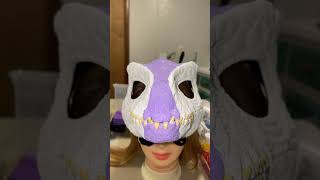 day one of making my Dino mask fursuit head