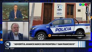 El exfiscal de San Francisco advirtió la escalada narco entre Córdoba y Santa Fe