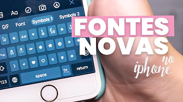 É possível mudar a fonte do iPhone?