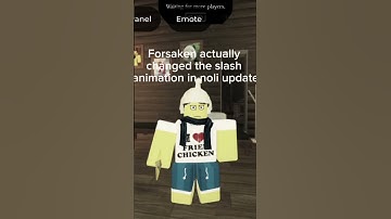 Forsaken actually changed the slash animation in noli update #forsaken #roblox #shedletsky
