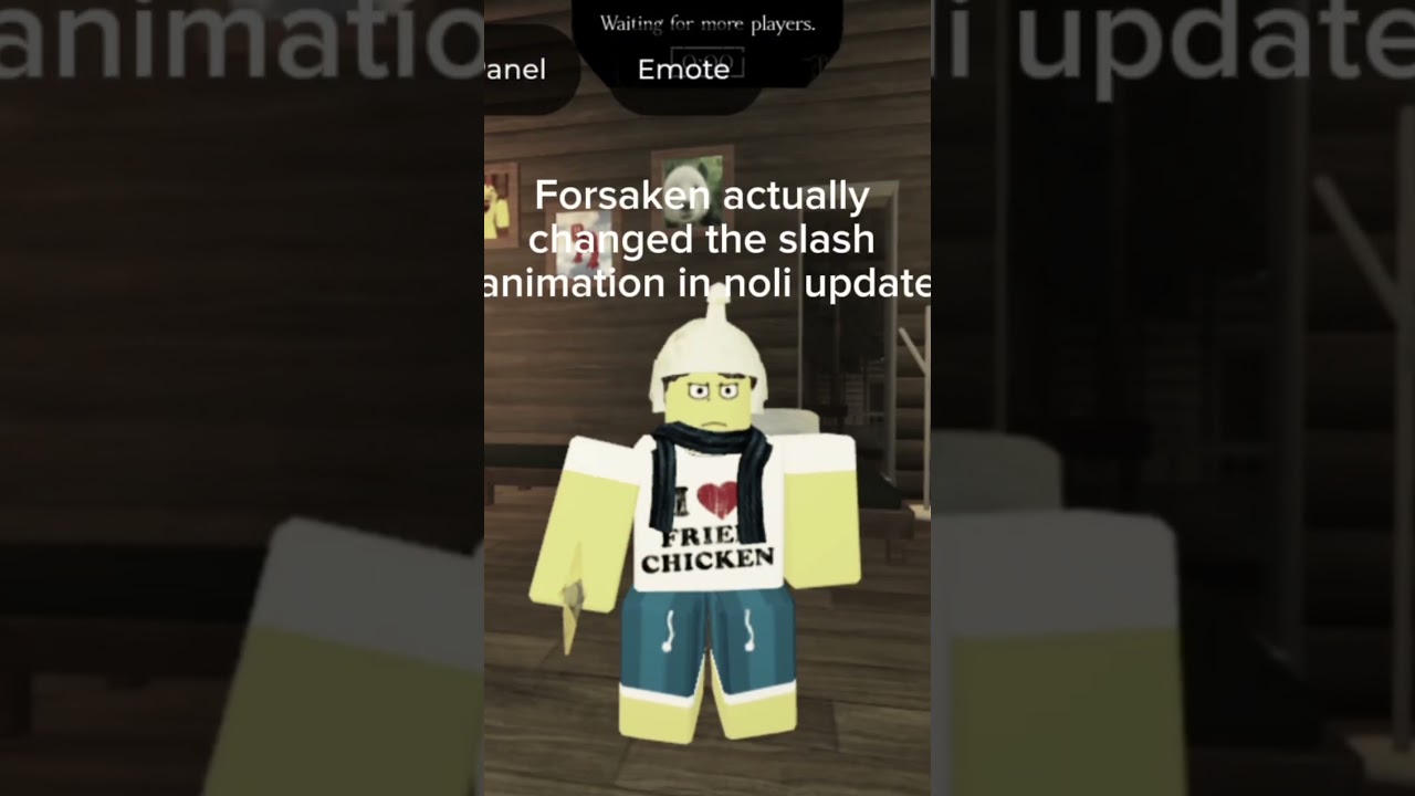 Forsaken actually changed the slash animation in noli update 