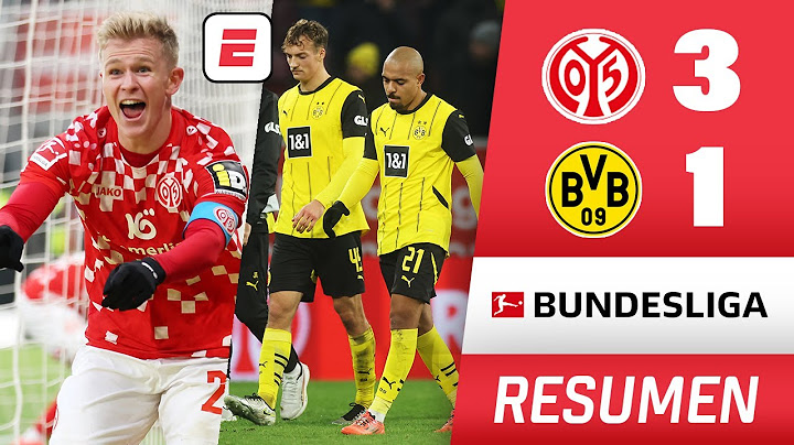 DORTMUND NO LEVANTA CABEZA, perdió 3-1 Mainz y sigue lejos en la tabla | Bundesliga | RESUMEN