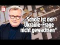 „Olaf Scholz ist ein schwacher Kanzler“ | Hans-Ulrich Jörges bei Viertel nach Acht