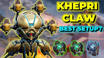 WR - Khepri Claw Living Legend - Best Setup For The Khepri? | War Robots Mk3 Maxed Gameplay