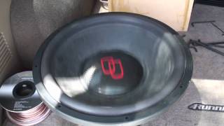 Old Dd Audio Z Series Sub Testing In Free Air