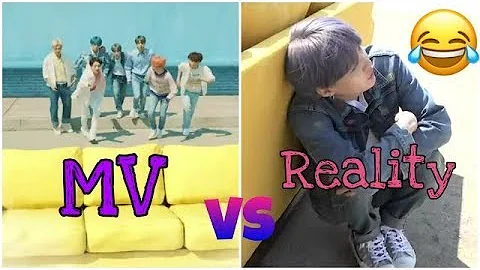 BTS - Boy with Luv | MV vs REALITY