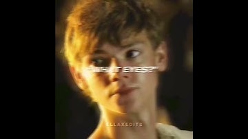 stop looking at me with those eyes #themazerunner #newt #newtmas #trendingaudio #edit #spedupaudios